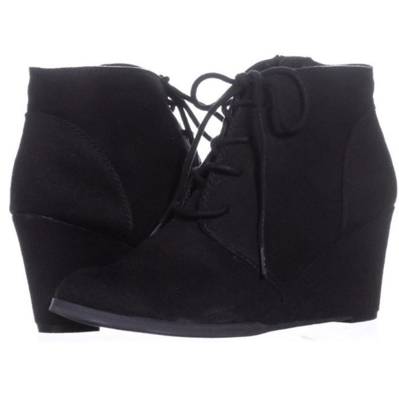 American Rag Baylie Lace-Up Wedge Booties - Picture 2 of 5